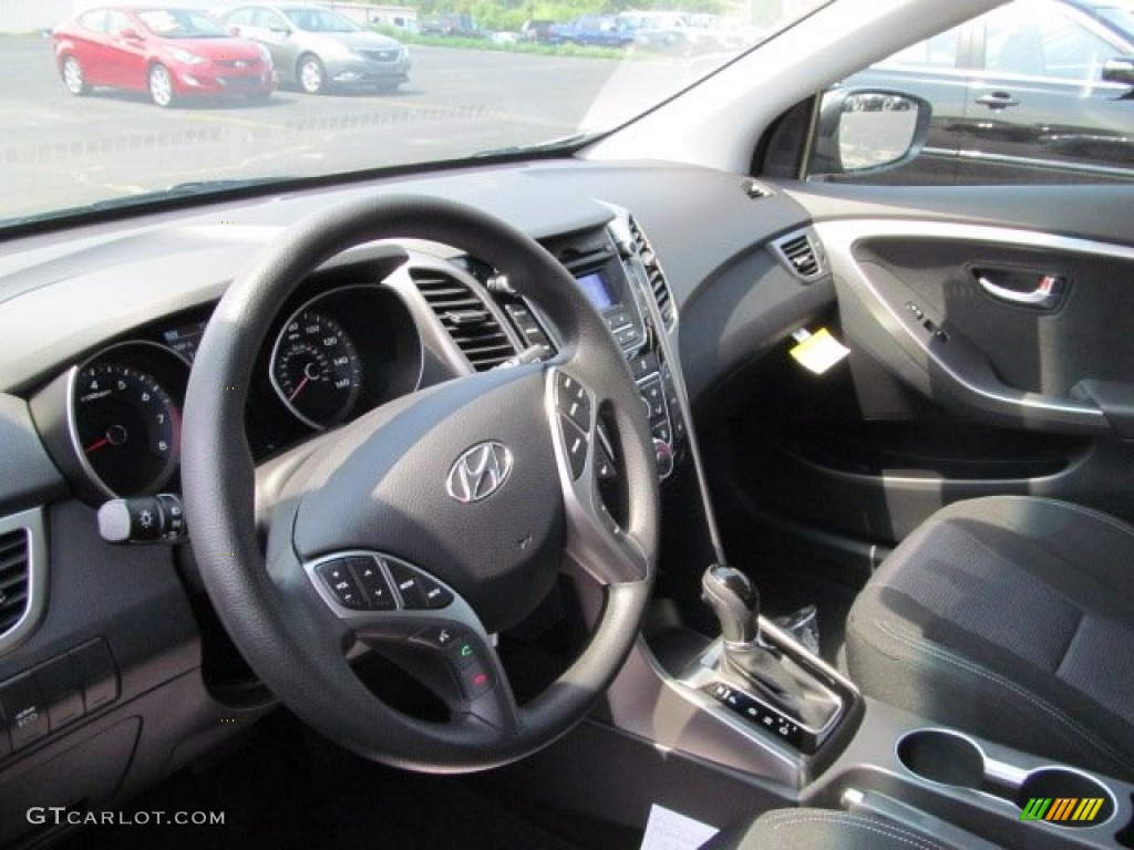 2013 Elantra GT - Titanium Gray Metallic / Black photo #6