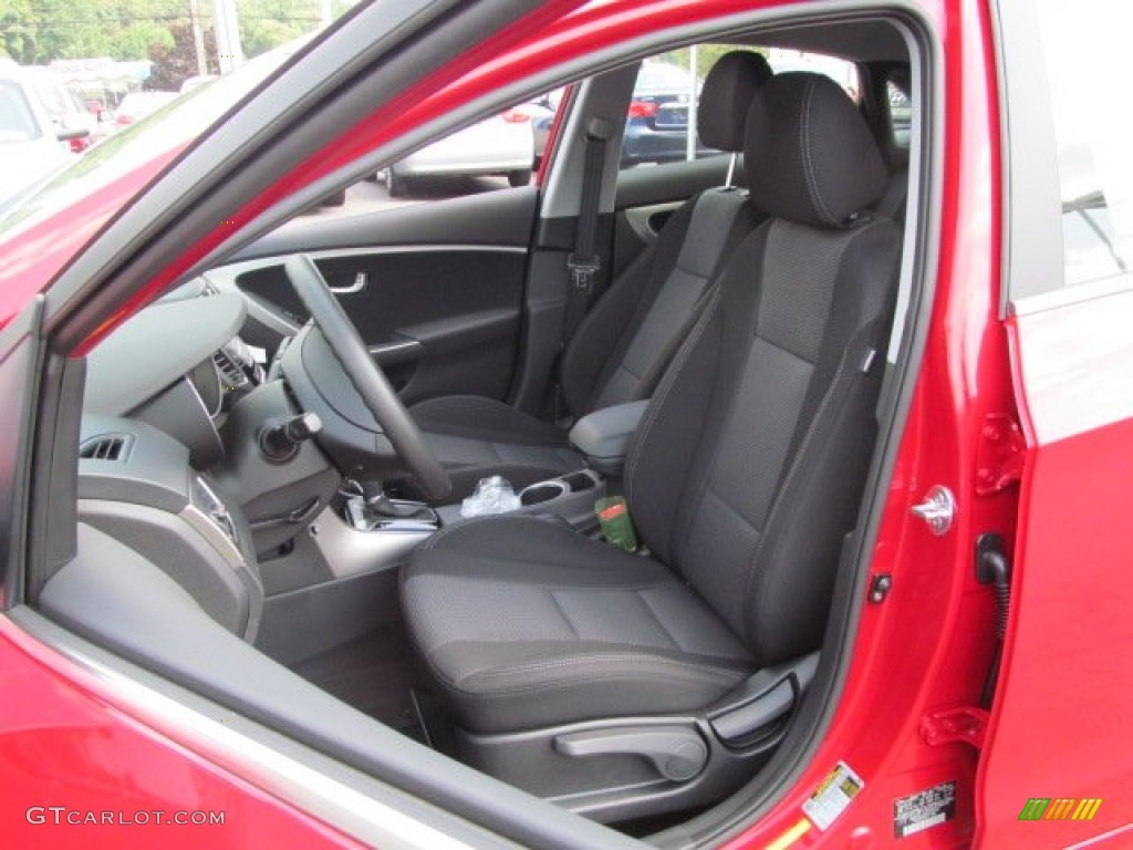 Black Interior 2013 Hyundai Elantra GT Photo #68567488