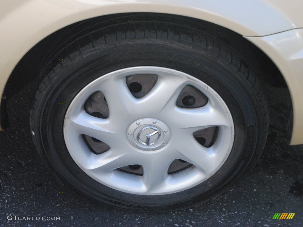 2001 Protege LX - Light Sandalwood Metallic / Beige photo #3