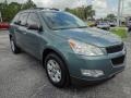 2009 Silver Moss Metallic Chevrolet Traverse LS  photo #12