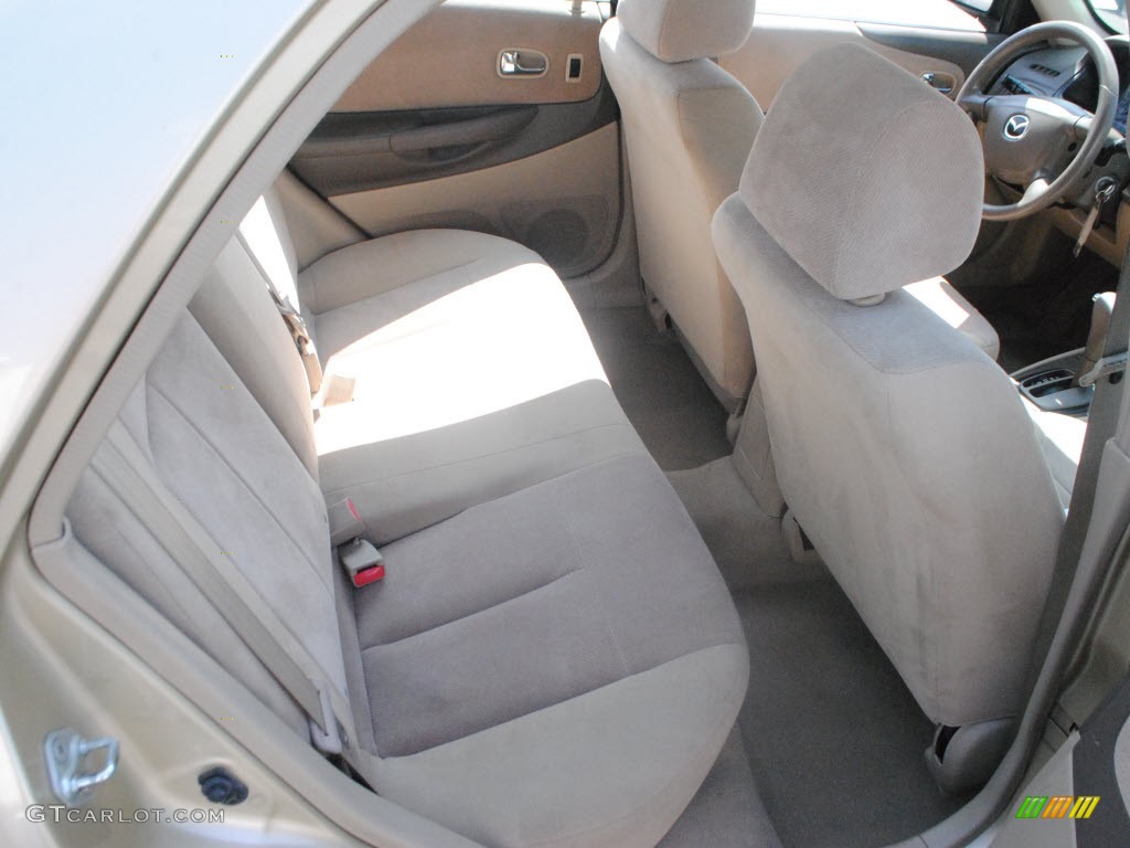 2001 Protege LX - Light Sandalwood Metallic / Beige photo #7