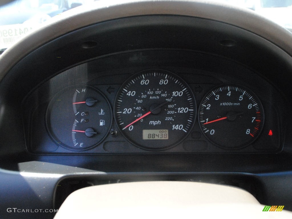 2001 Protege LX - Light Sandalwood Metallic / Beige photo #19