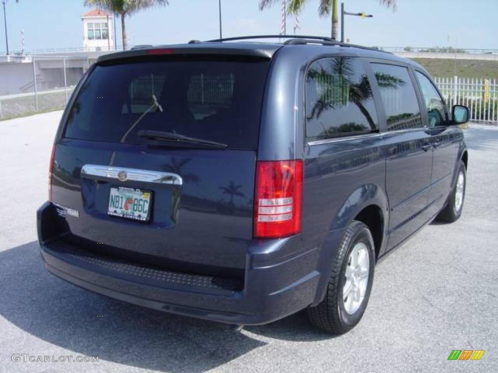 2008 Town & Country Touring Signature Series - Modern Blue Pearlcoat / Medium Slate Gray/Light Shale photo #6