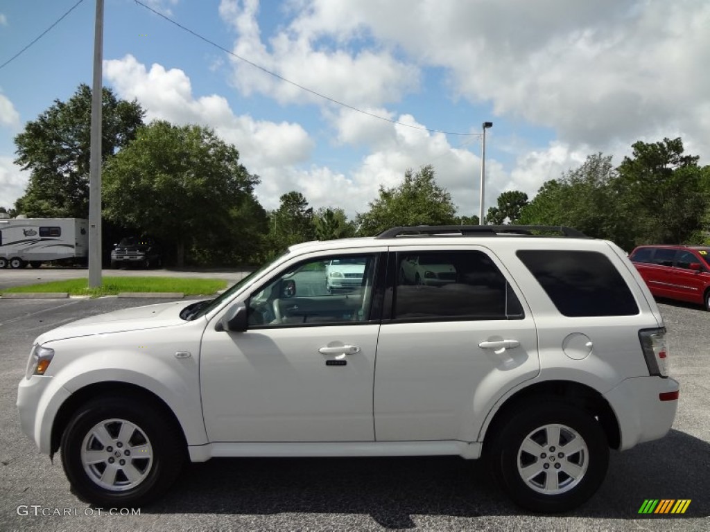 White Suede 2009 Mercury Mariner V6 Exterior Photo #68568283