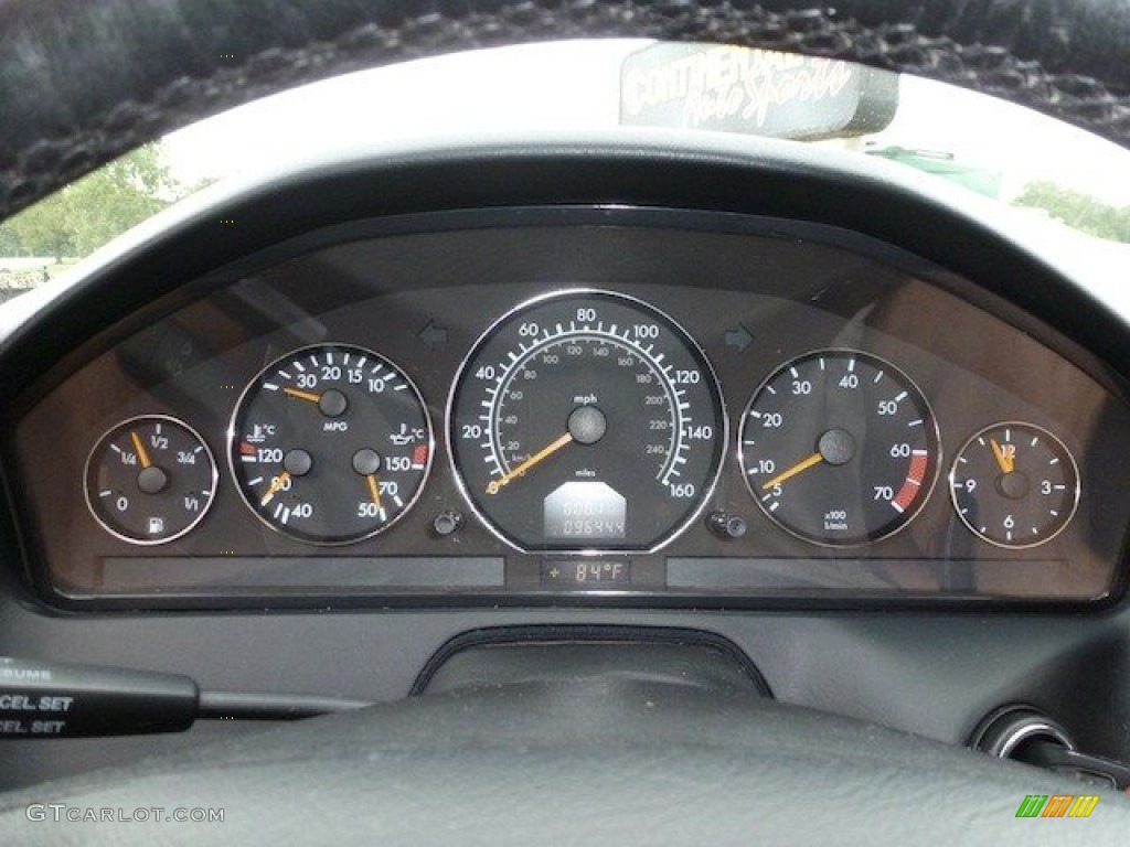 1999 Mercedes-Benz SL 500 Sport Roadster Gauges Photo #68568899