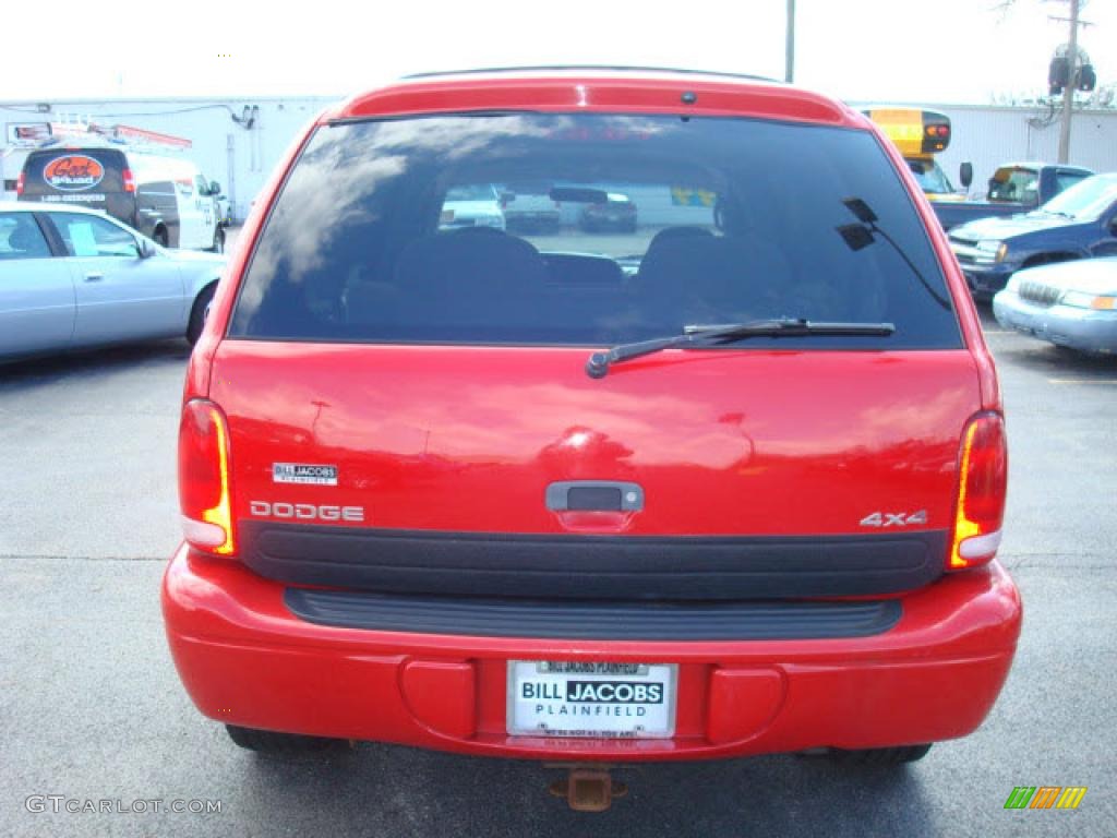 1999 Durango SLT 4x4 - Flame Red / Mist Gray photo #6