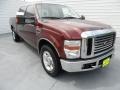 2010 Royal Red Metallic Ford F250 Super Duty XLT Crew Cab  photo #1