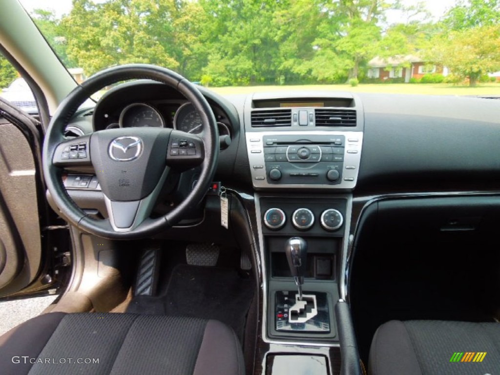 2012 Mazda MAZDA6 i Touring Sedan Black Dashboard Photo #68570161