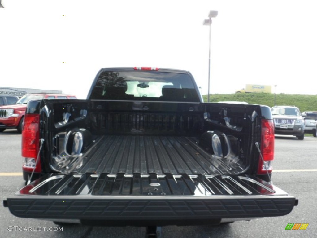 2012 Sierra 1500 SLE Extended Cab 4x4 - Onyx Black / Ebony photo #8