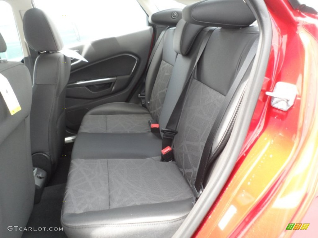 2013 Ford Fiesta SE Sedan Rear Seat Photo #68570872
