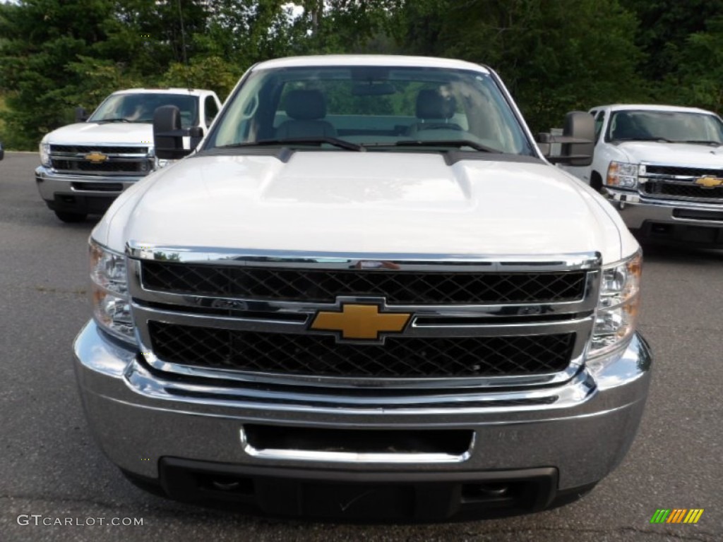 2012 Silverado 2500HD Work Truck Regular Cab Commercial - Summit White / Dark Titanium photo #16