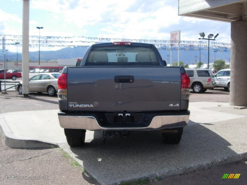 2008 Tundra Double Cab 4x4 - Slate Gray Metallic / Graphite Gray photo #9