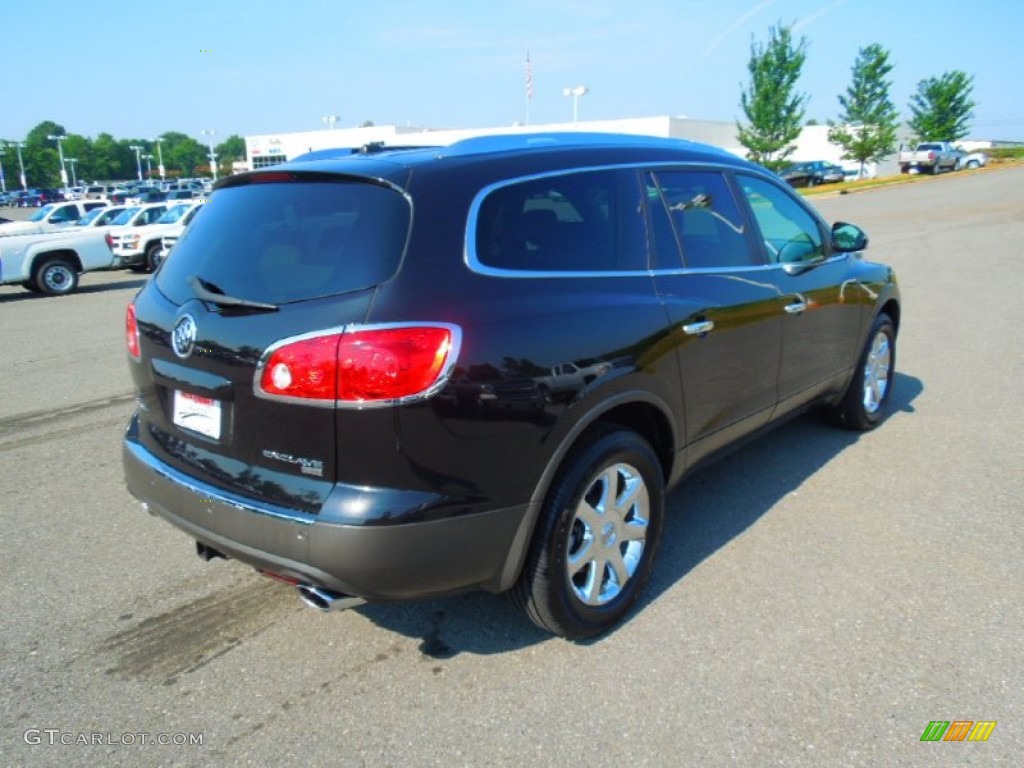 2008 Enclave CXL - Carbon Black Metallic / Titanium/Dark Titanium photo #5