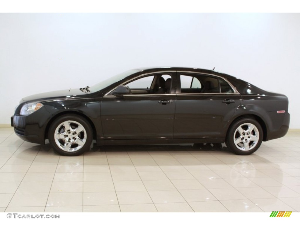 2010 Malibu LS Sedan - Black Granite Metallic / Cocoa/Cashmere photo #4