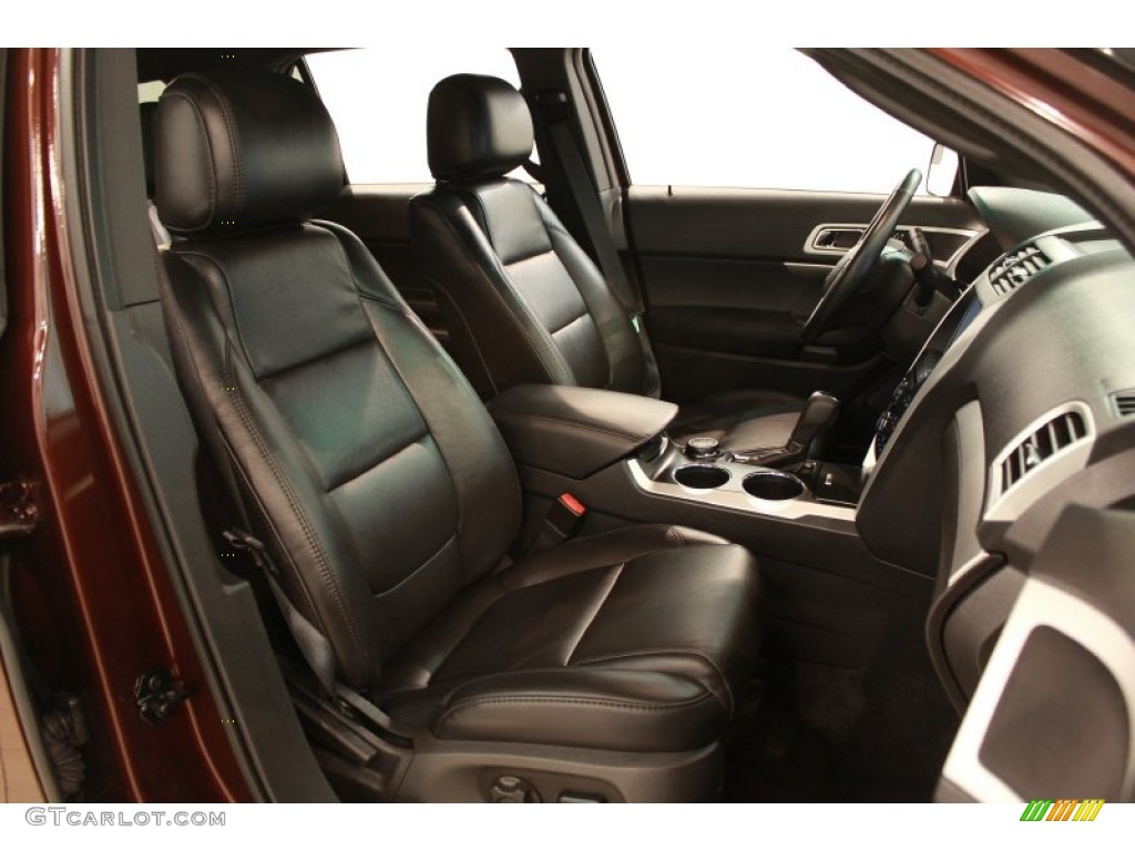 2012 Explorer XLT 4WD - Cinnamon Metallic / Charcoal Black photo #18