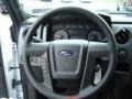 Steel Gray 2012 Ford F150 STX SuperCab 4x4 Steering Wheel