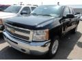 2013 Black Chevrolet Silverado 1500 LT Extended Cab 4x4  photo #1