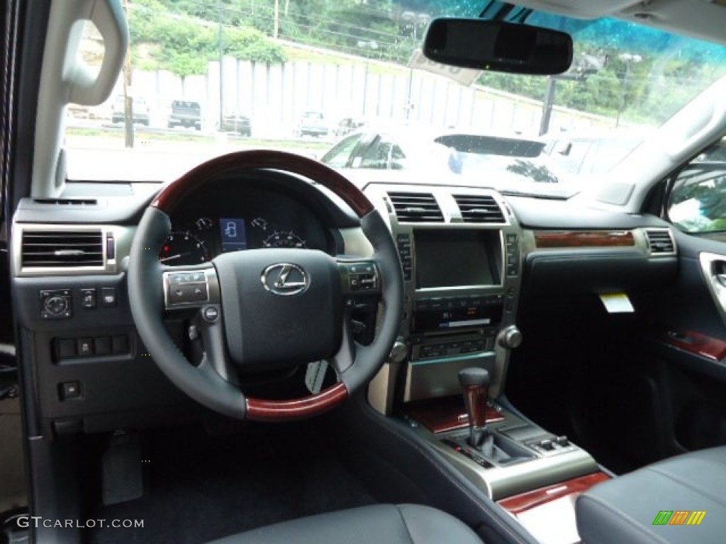 2013 Lexus GX 460 Black/Auburn Bubinga Dashboard Photo #68577475