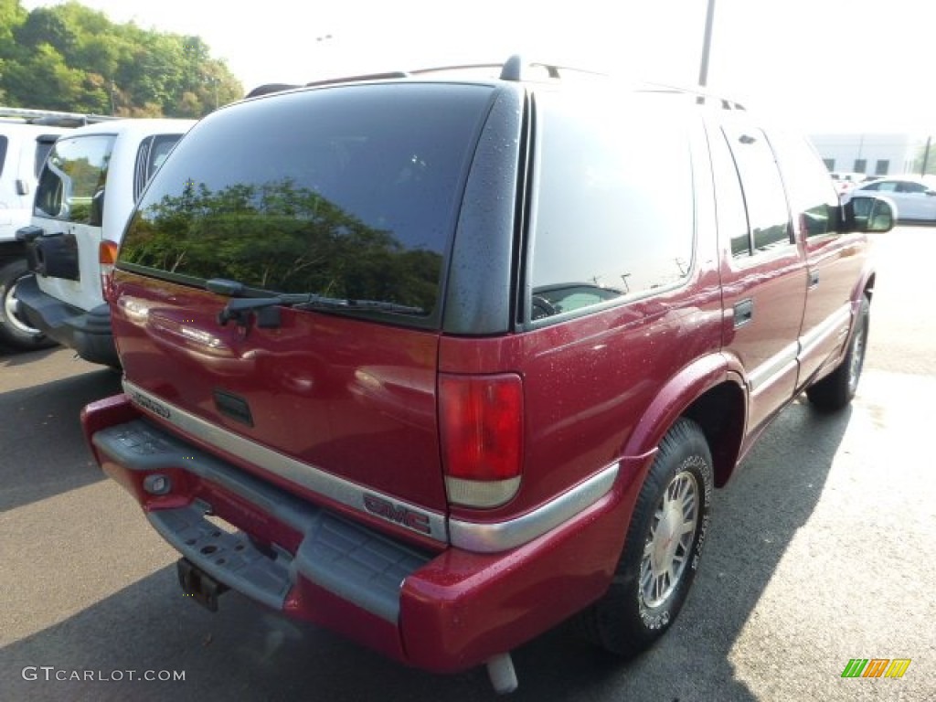 1999 Jimmy SLT 4x4 - Cherry Red Metallic / Beige photo #2