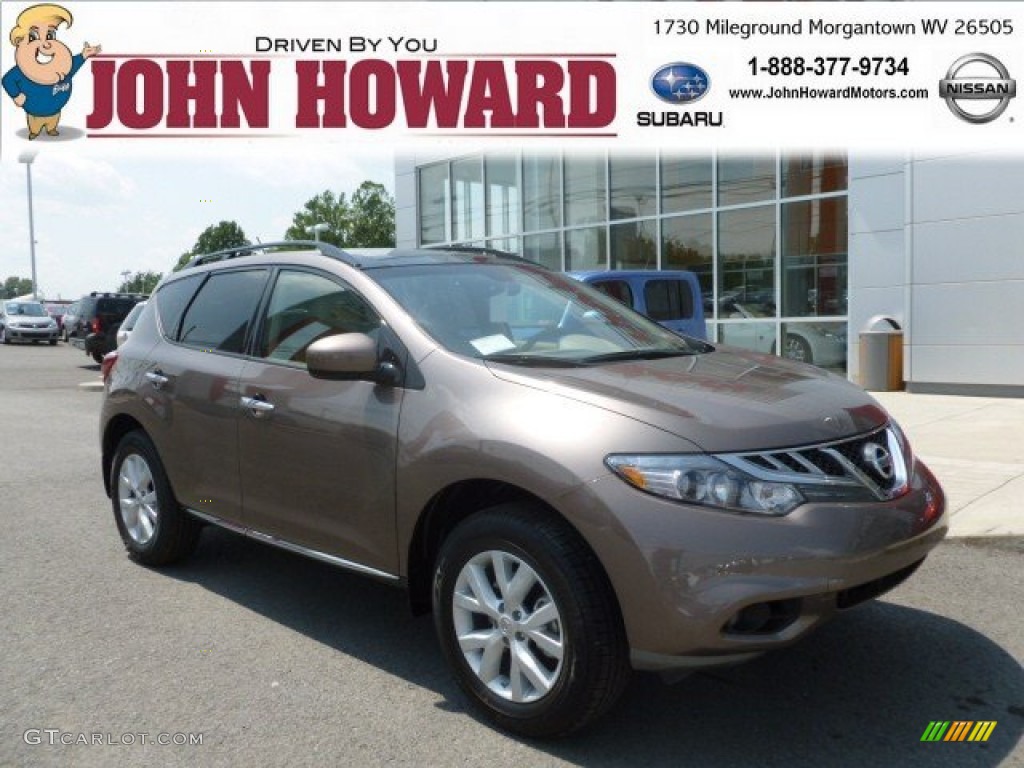 2012 Murano SL AWD - Tinted Bronze / Beige photo #1