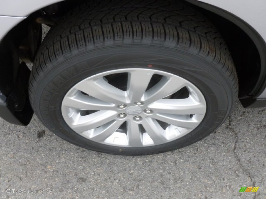 2012 Forester 2.5 X Limited - Ice Silver Metallic / Black photo #8