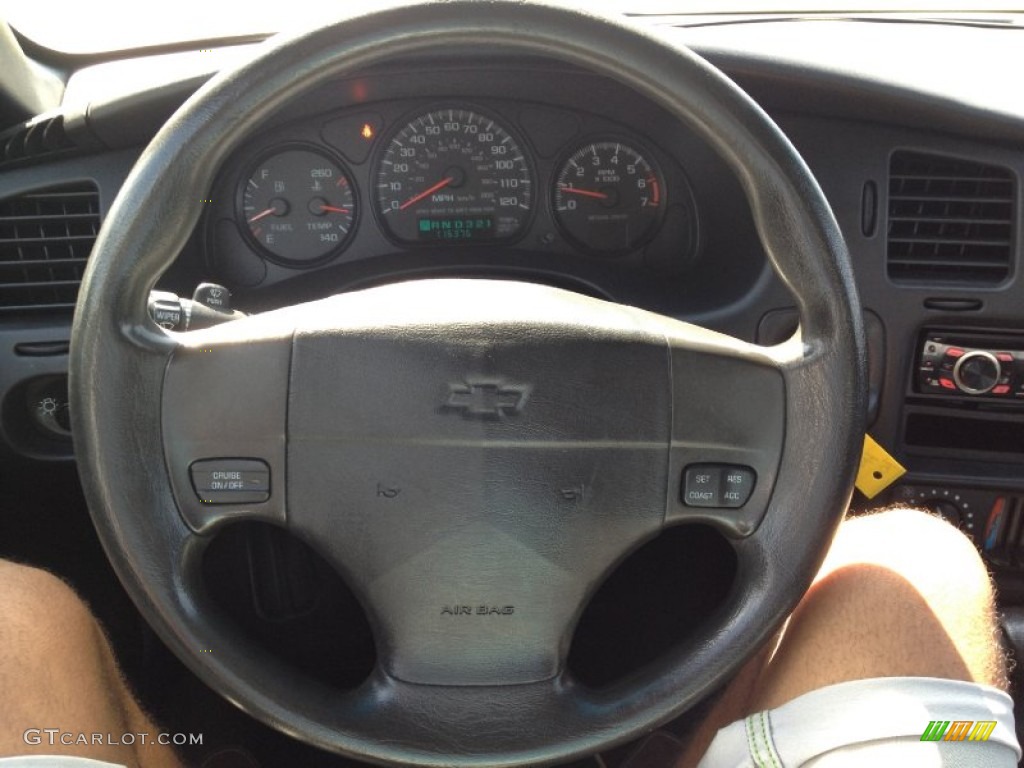 2004 Chevrolet Monte Carlo LS Ebony Black Steering Wheel Photo #68581091