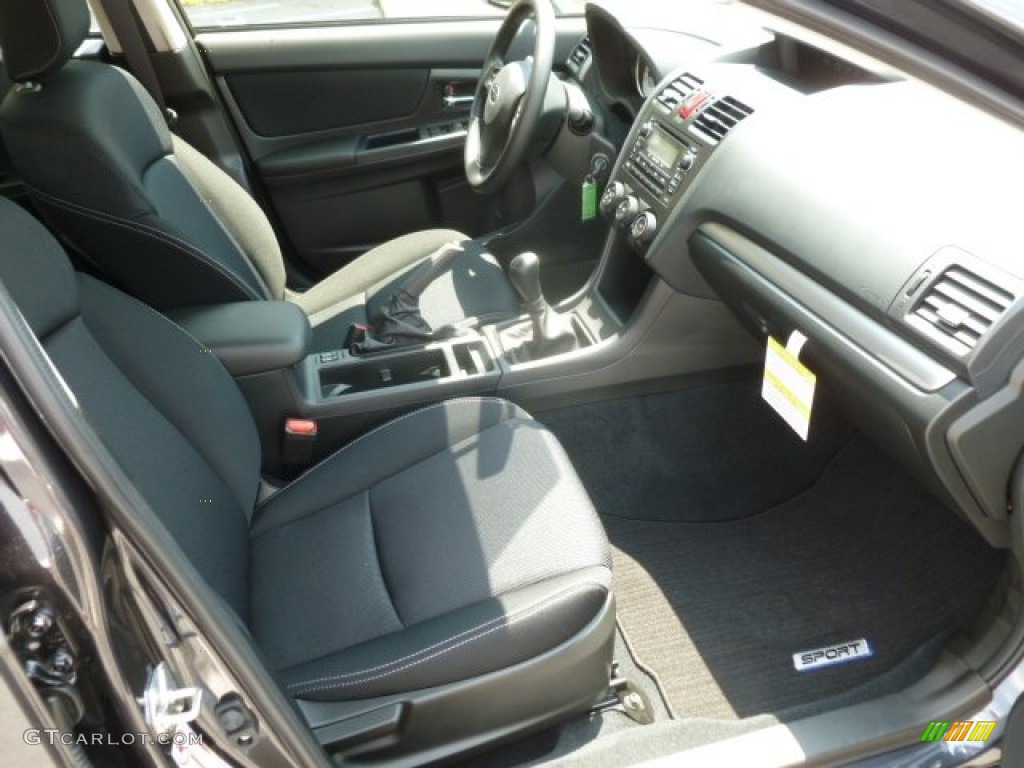 Black Interior 2012 Subaru Impreza 2.0i Sport Premium 5 Door Photo #68581133