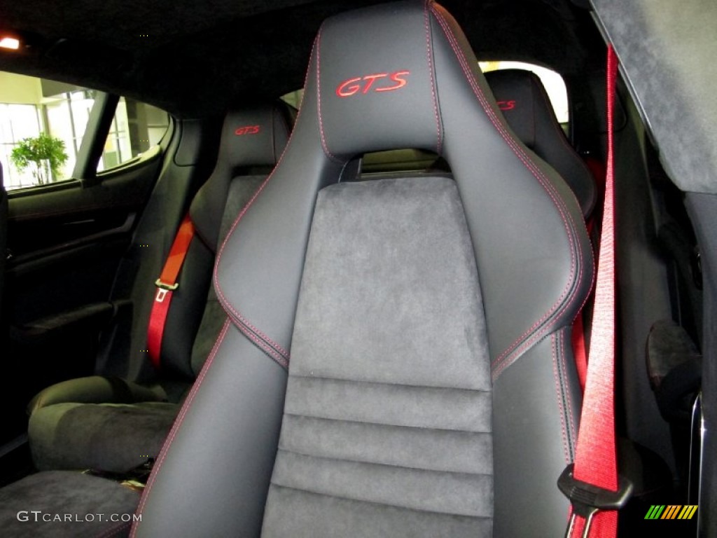 Marsala Red W Alcantara Interior 2013 Porsche Panamera Gts