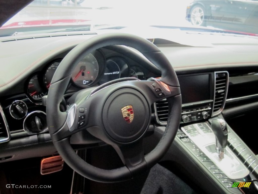Marsala Red W Alcantara Interior 2013 Porsche Panamera Gts