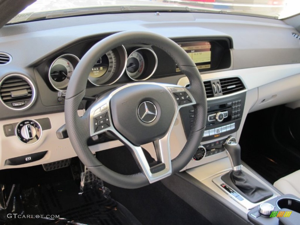 2012 Mercedes-Benz C 250 Sport Ash Dashboard Photo #68581664