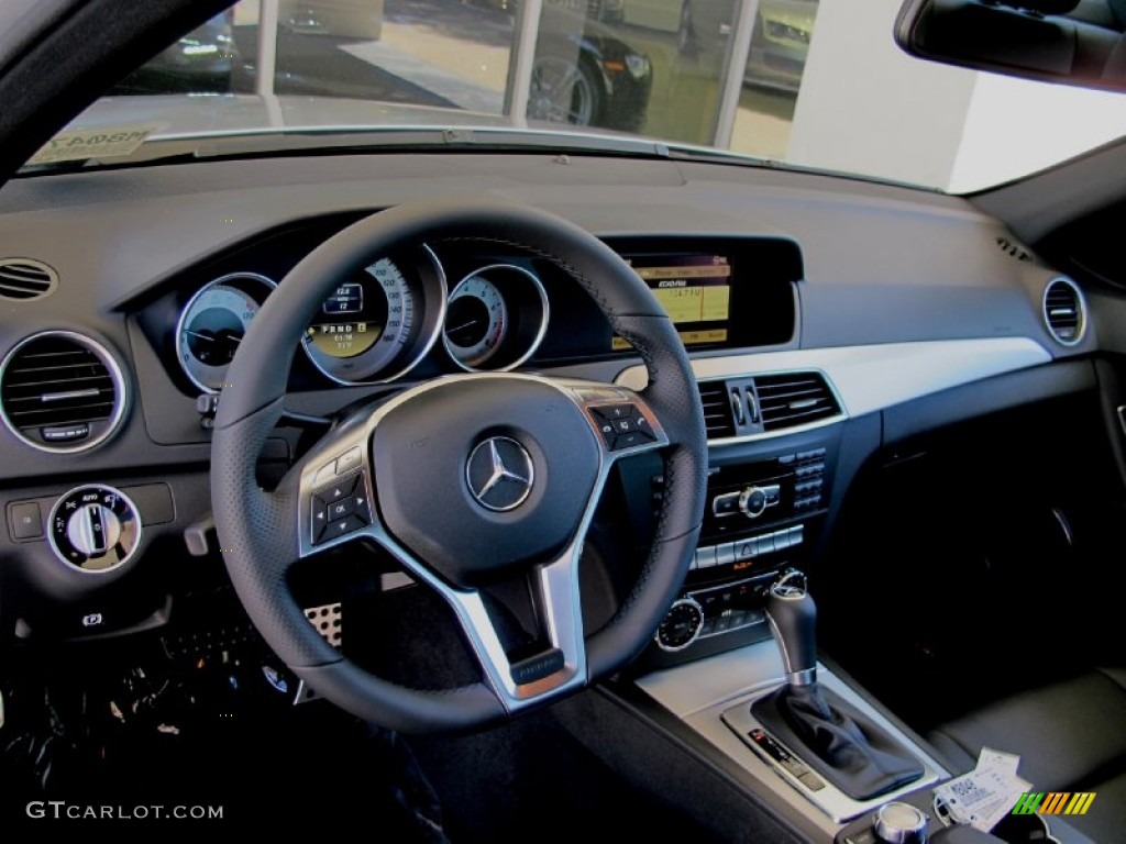 2012 Mercedes-Benz C 250 Sport Black Dashboard Photo #68581721