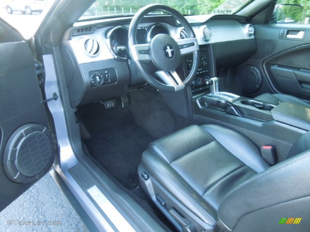 2007 Mustang V6 Premium Coupe - Tungsten Grey Metallic / Dark Charcoal photo #22
