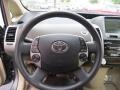 Ivory/Brown 2005 Toyota Prius Hybrid Steering Wheel