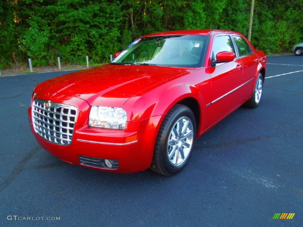 2008 300 Touring - Inferno Red Crystal Pearl / Dark Slate Gray photo #2