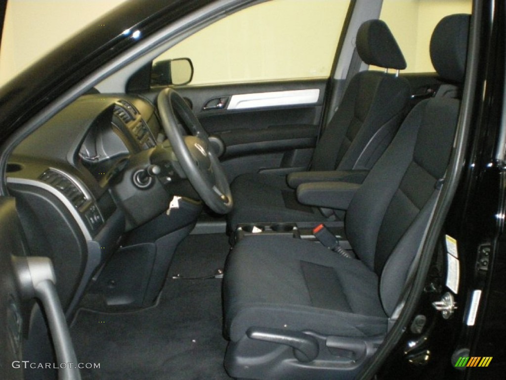 2010 CR-V LX AWD - Crystal Black Pearl / Black photo #13