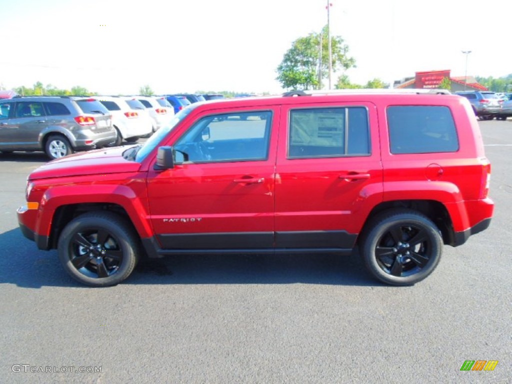 Deep Cherry Red Crystal Pearl 2012 Jeep Patriot Altitude Exterior Photo #68583458