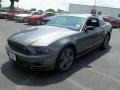 2013 Sterling Gray Metallic Ford Mustang V6 Premium Coupe  photo #3