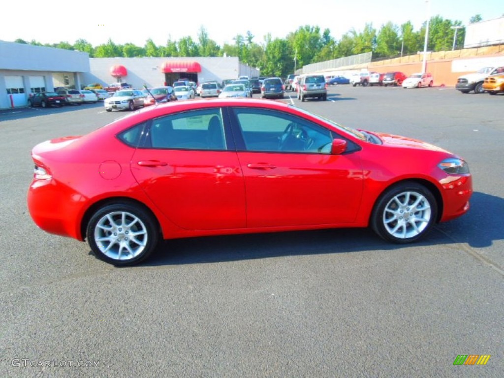 2013 Dart Rallye - Redline 2-Coat Pearl / Black/Light Diesel Gray photo #8