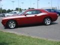 2009 Inferno Red Crystal Pearl Coat Dodge Challenger SE  photo #2