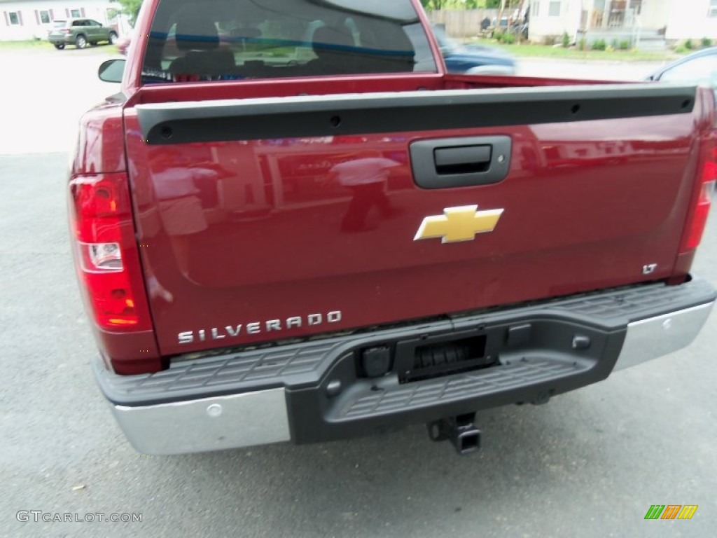 2013 Silverado 1500 LT Crew Cab 4x4 - Deep Ruby Metallic / Ebony photo #8