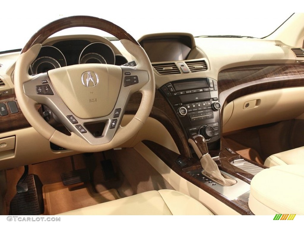 2010 Acura MDX Technology Parchment Dashboard Photo #68585819