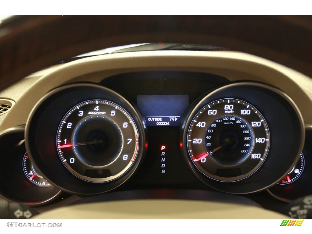 2010 Acura MDX Technology Gauges Photos