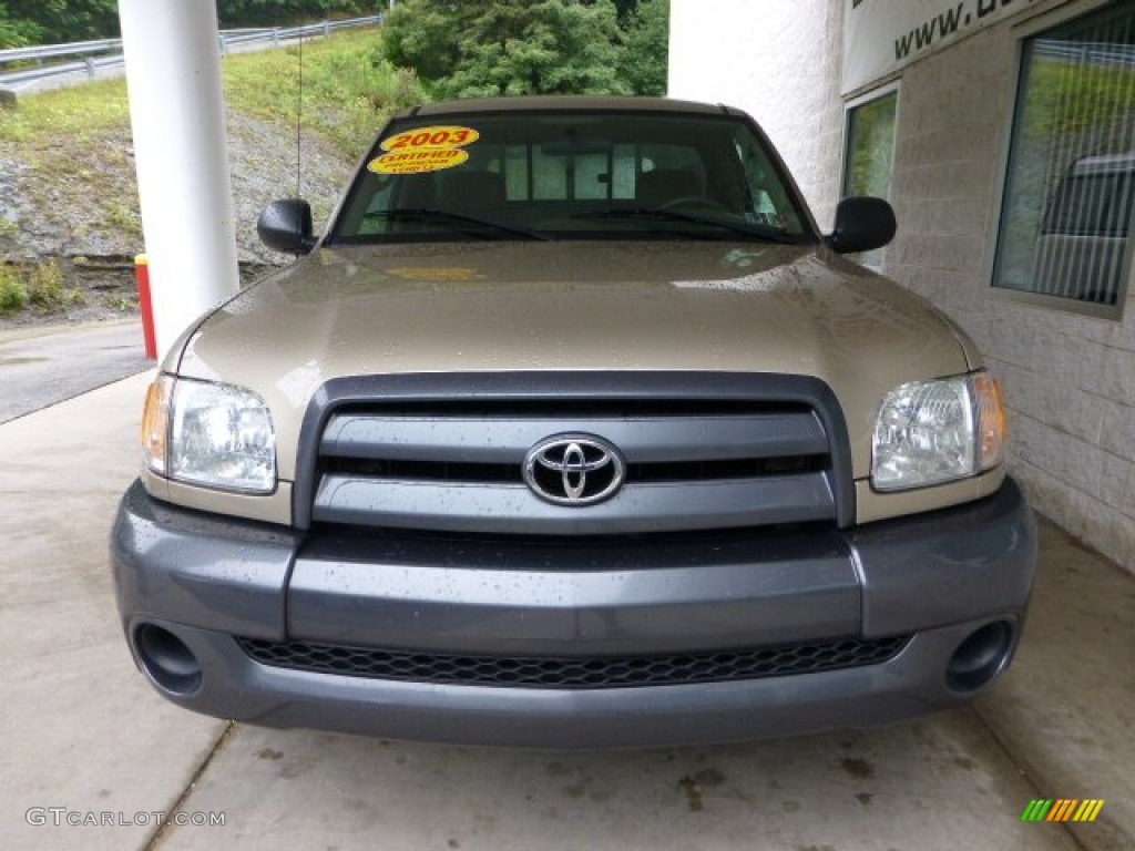 2003 Tundra Regular Cab - Desert Sand Metallic / Oak photo #6