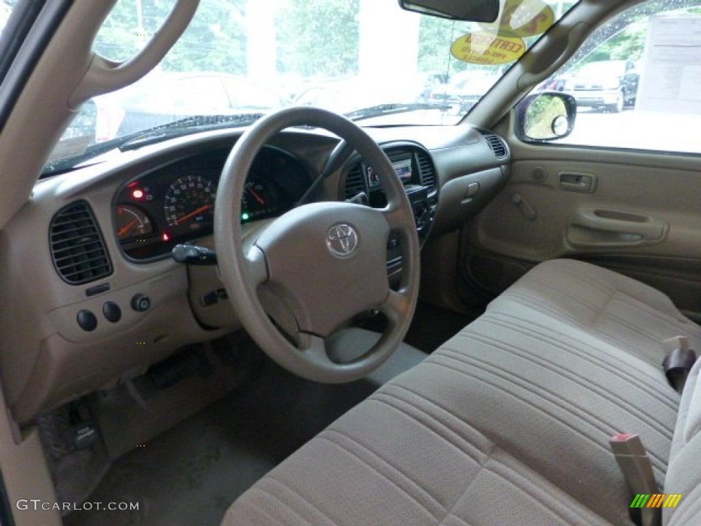 2003 Tundra Regular Cab - Desert Sand Metallic / Oak photo #12