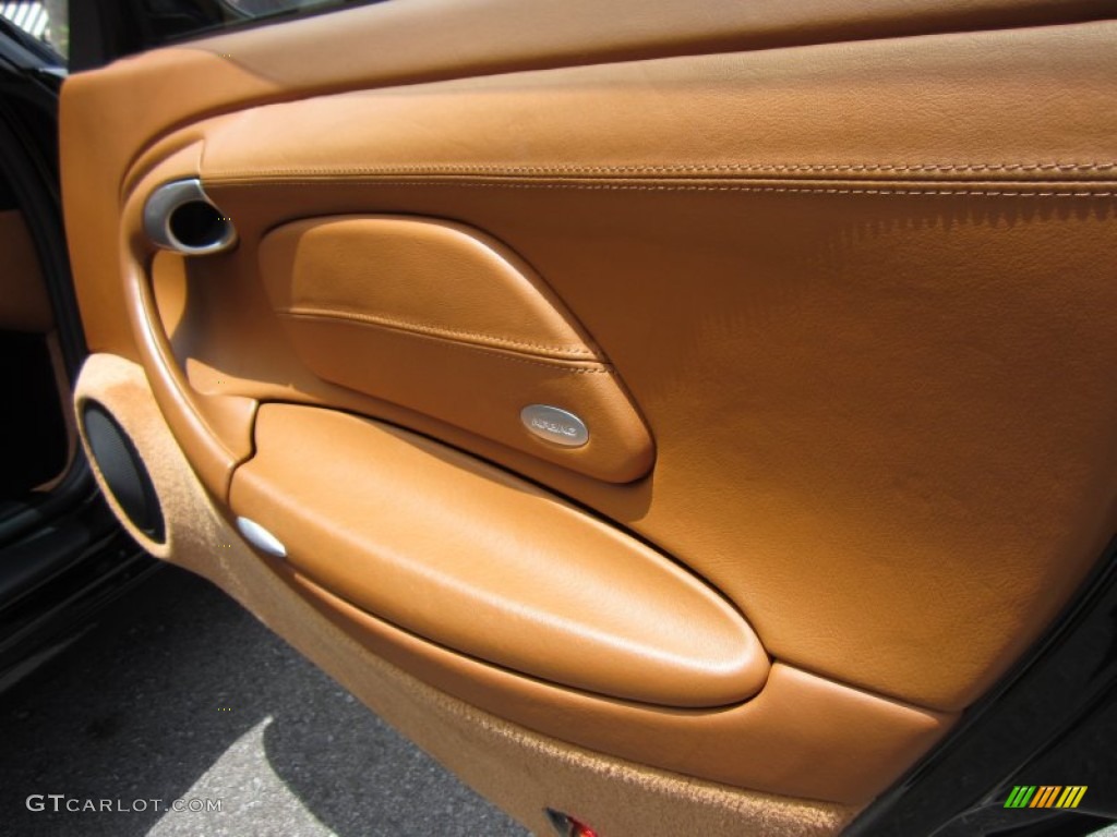 2000 Porsche 911 Carrera Coupe Natural Brown Door Panel Photo #68585963