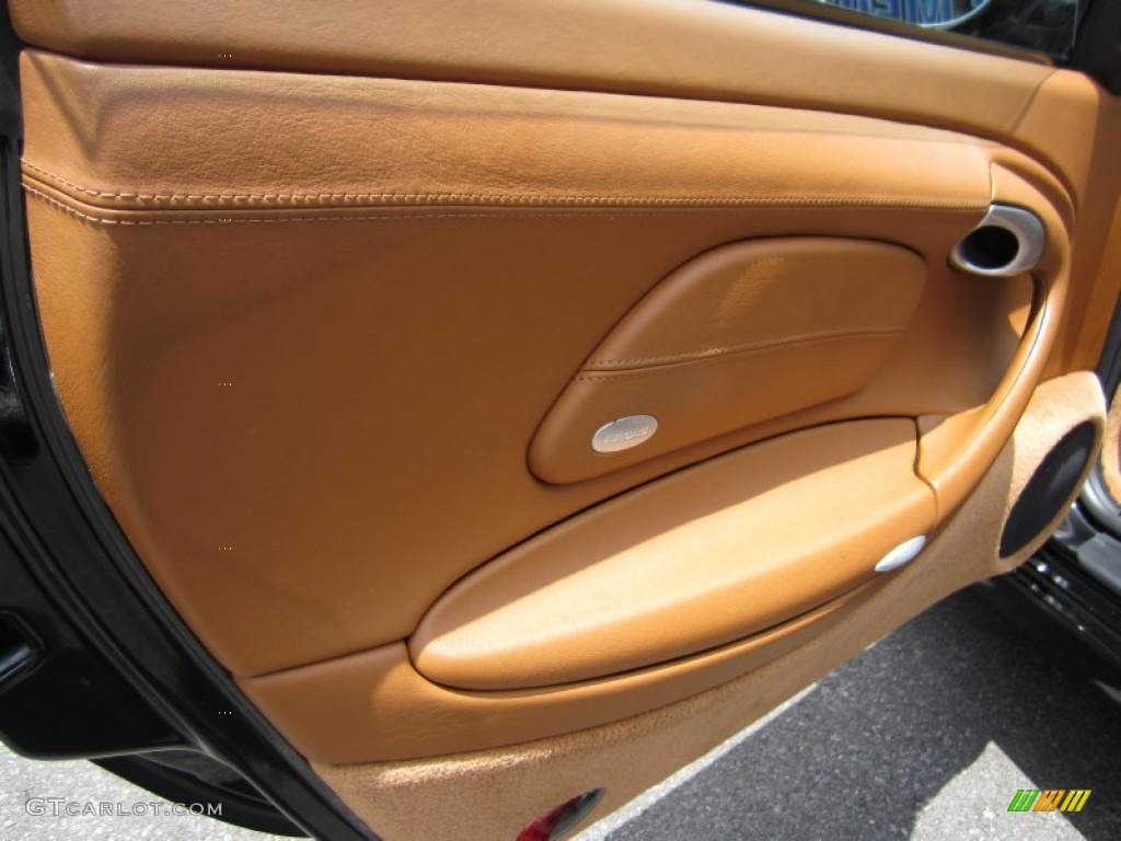 2000 Porsche 911 Carrera Coupe Natural Brown Door Panel Photo #68585999