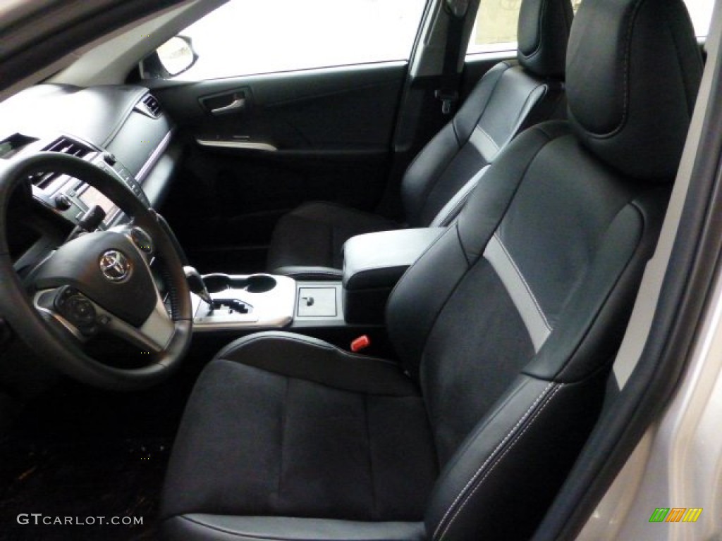 Black Interior 2012 Toyota Camry SE V6 Photo #68586173