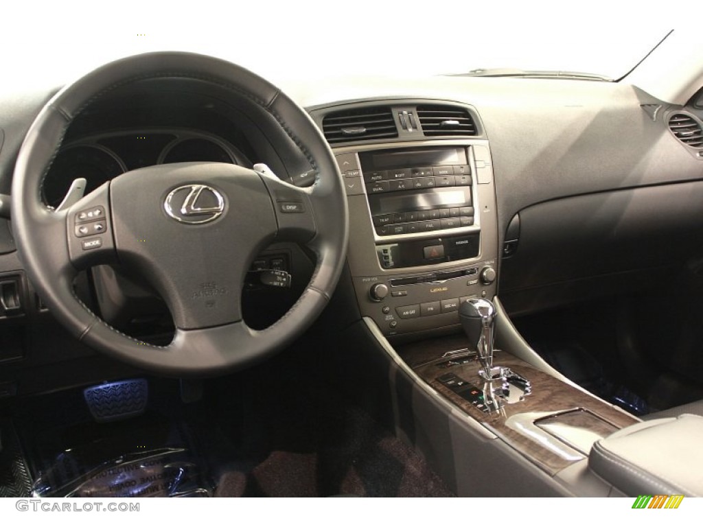 2009 Lexus IS 250 AWD Black Dashboard Photo #68586183