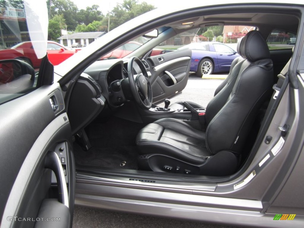 2009 Infiniti G 37 S Sport Coupe Front Seat Photo #68586407