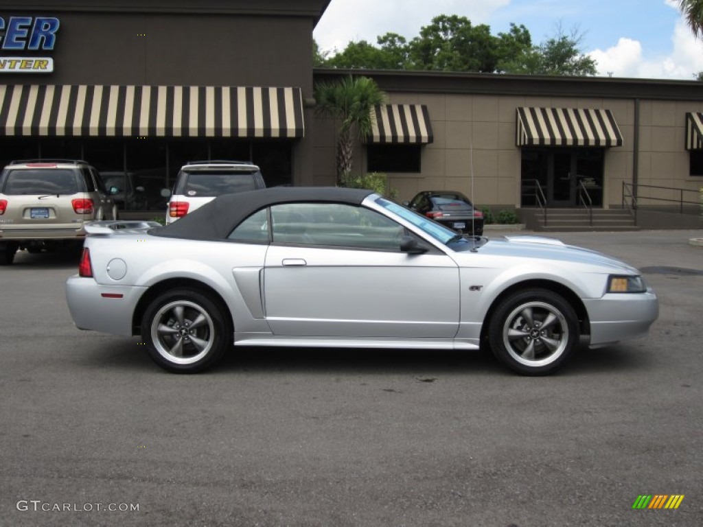 2003 Mustang GT Convertible - Silver Metallic / Dark Charcoal photo #10